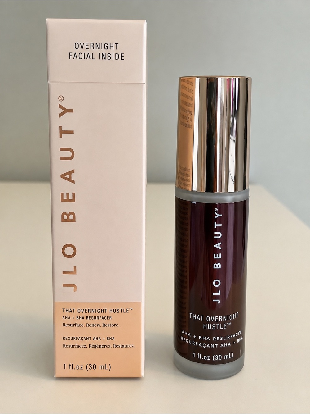 JLO Beauty That Overnight Hustle AHA+BHA Resurfacer - Picture 1 of 2